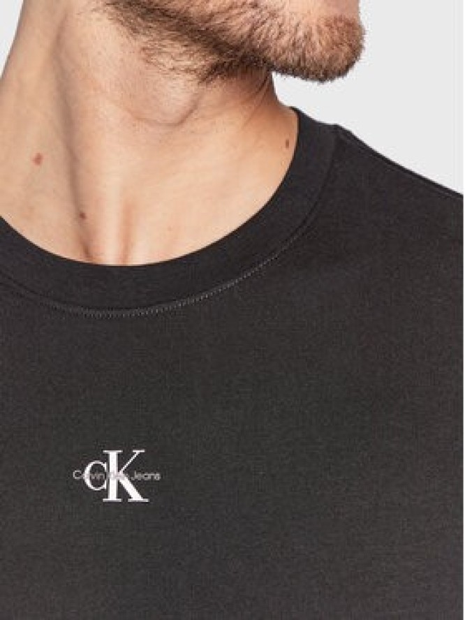 Calvin Klein Jeans T-Shirt Monogram J30J322466 Czarny Regular Fit
