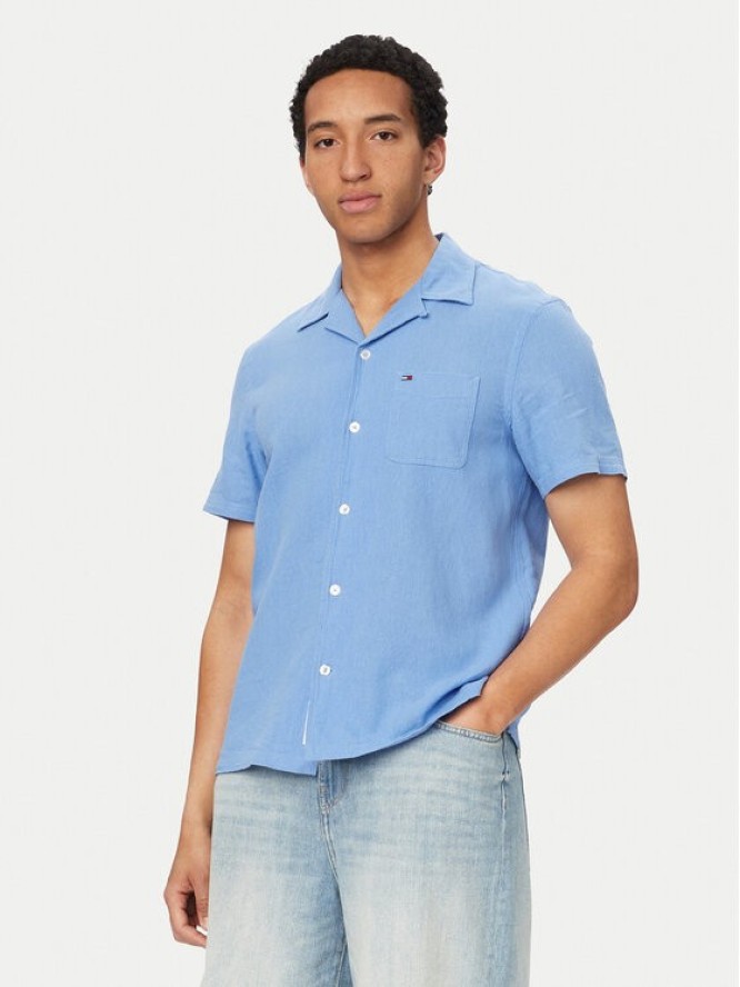 Tommy Jeans Koszula DM0DM23058 Niebieski Regular Fit