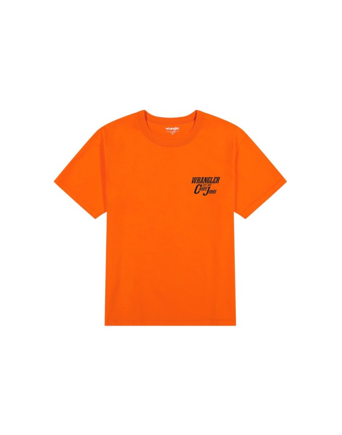 WRANGLER CASEY GRAPHIC TEE MĘSKA KOSZULKA T-SHIRT RED ORANGE 112357364 W7U4012210