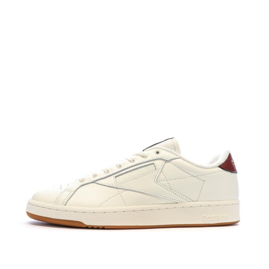 Buty Reebok Club C Grounds Białe/Burgund