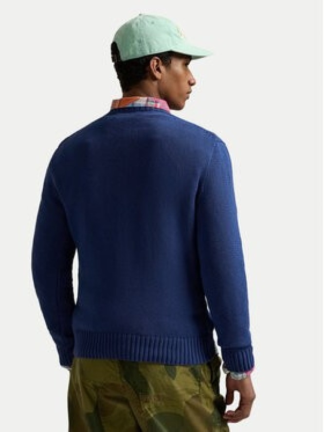 Polo Ralph Lauren Sweter 710964798001 Granatowy Regular Fit