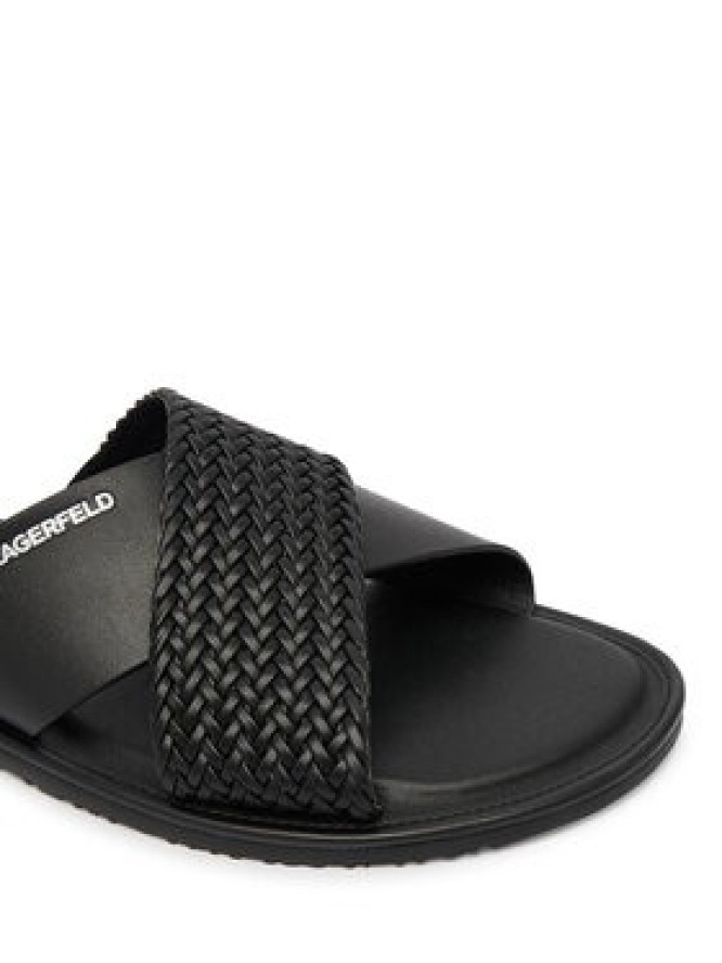 KARL LAGERFELD Klapki Kastor IV KL70214C Czarny