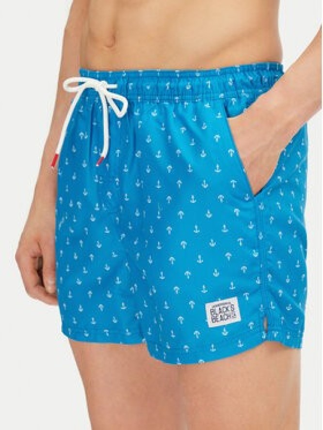 Henderson Szorty kąpielowe Rook 42615 Niebieski Regular Fit