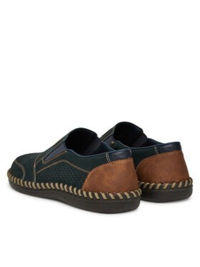 Rieker Półbuty B2466-14 Granatowy