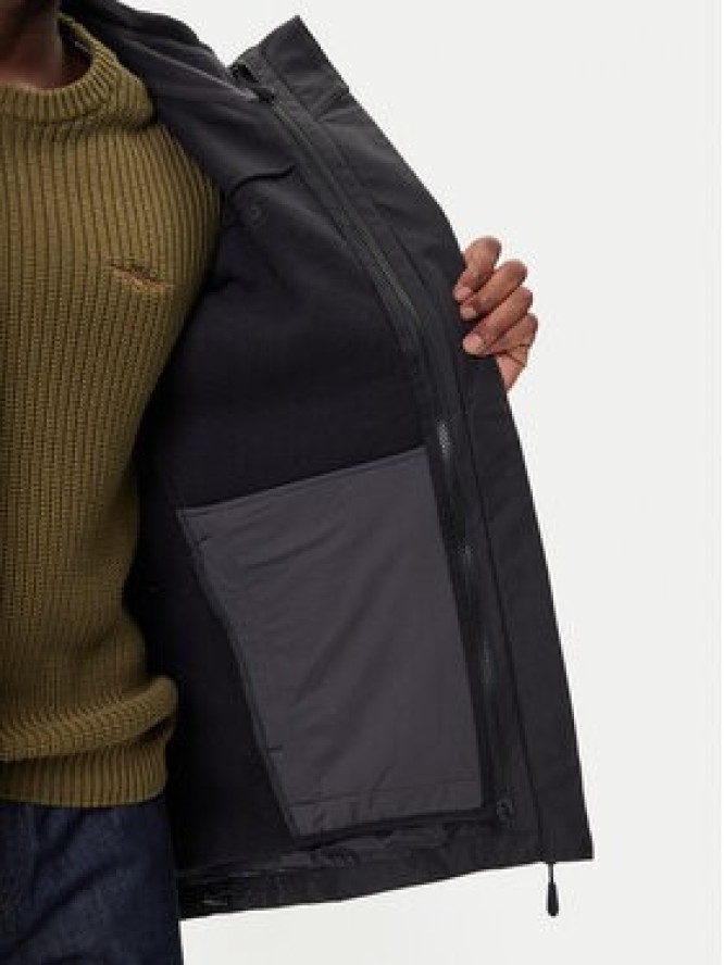 Jack Wolfskin Kurtka outdoor Taubenberg 3in1 1115311 Czarny Regular Fit