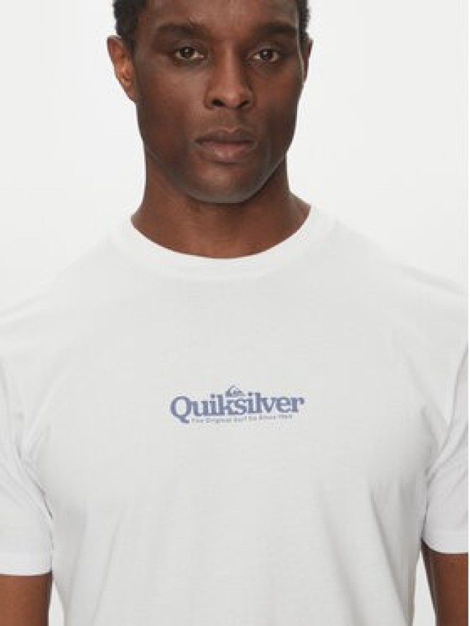 Quiksilver T-Shirt EQYZT08062 Biały Regular Fit