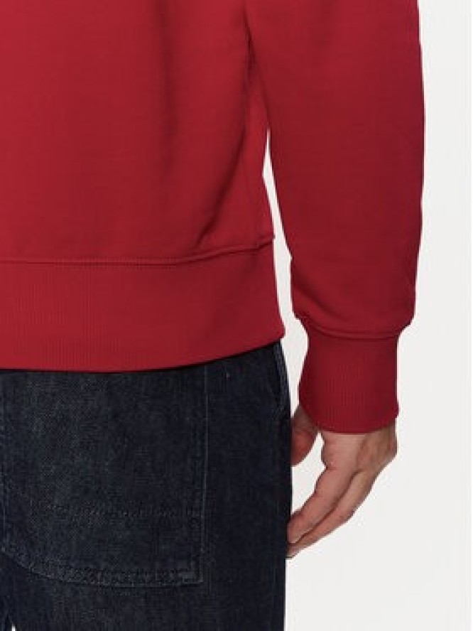 Tommy Hilfiger Bluza Essential MW0MW37237 Czerwony Regular Fit