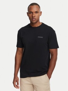 Napapijri T-Shirt Yourte NP0A8AU2 Czarny Relaxed Fit