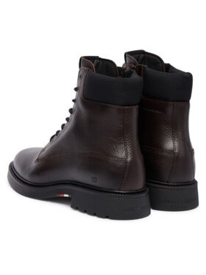 Tommy Hilfiger Kozaki Comfort Lwt Wrm Mx FM0FM05595 Brązowy