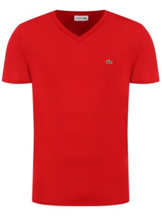 Lacoste T-Shirt TH6710 Czerwony Regular Fit