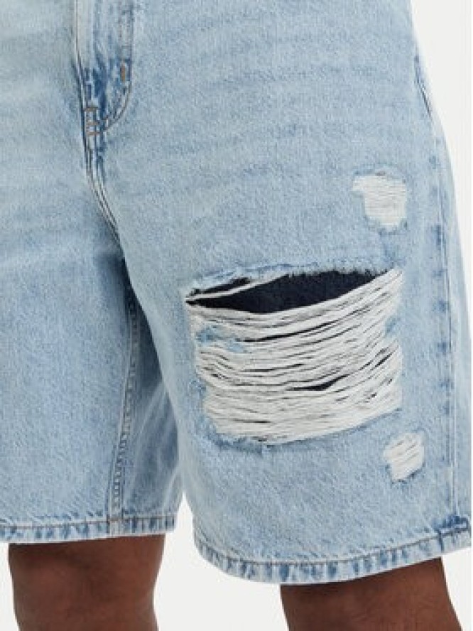 Karl Lagerfeld Jeans Szorty jeansowe B2M10139 Niebieski jasny Relaxed Fit