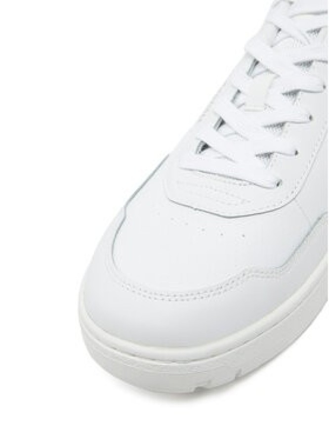 Tommy Hilfiger Sneakersy Th Basket Core Lth Pinperf FM0FM05466 Biały