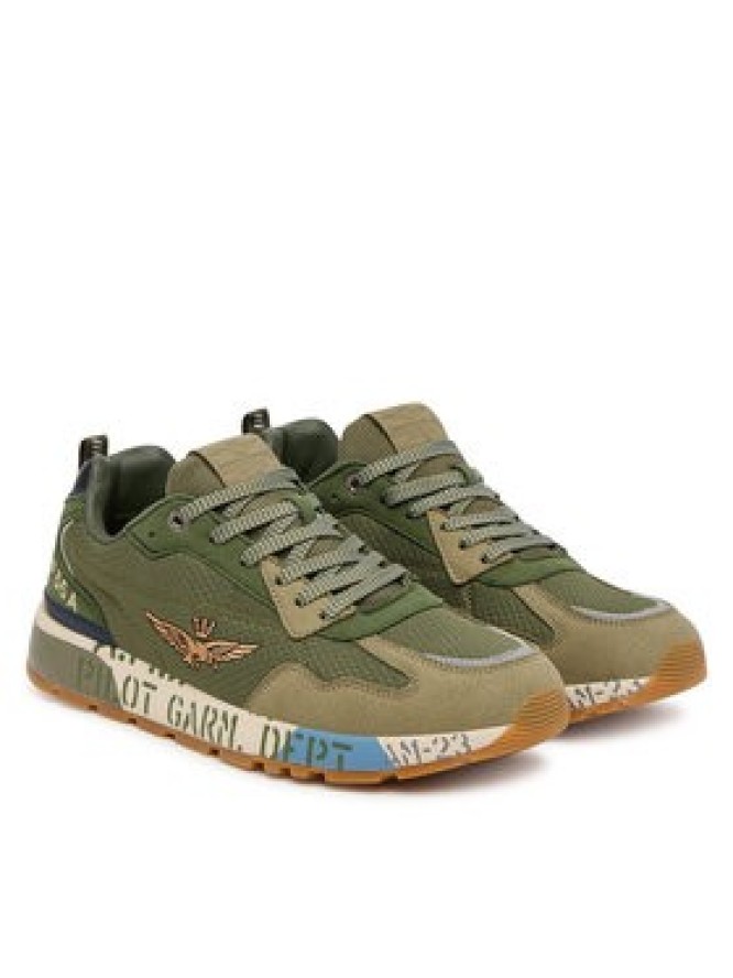 Aeronautica Militare Sneakersy 252SC0276UCT04249 Zielony