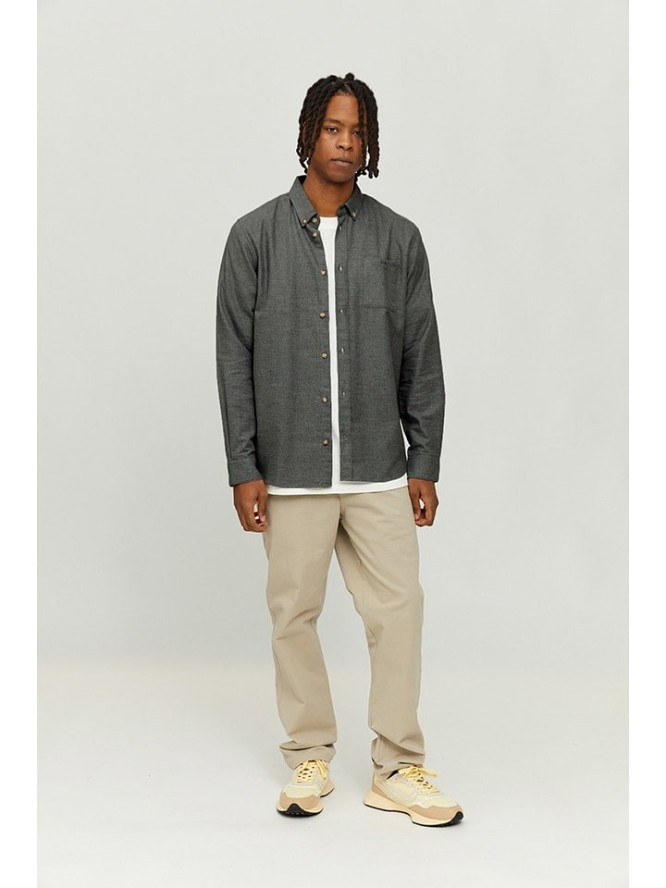 MAZINE Koszula "Simo" w kolorze antracytowym rozmiar: S
