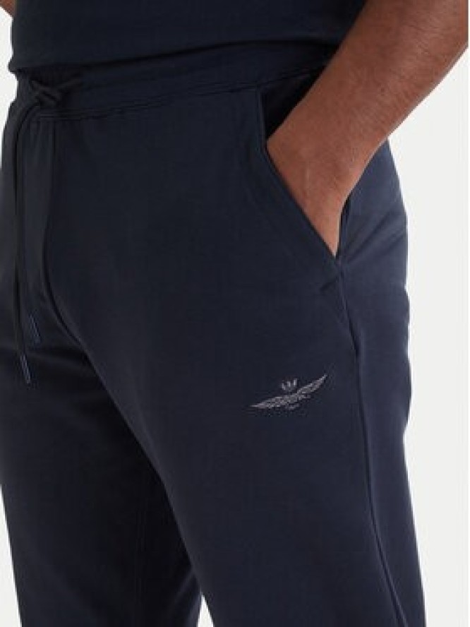 Aeronautica Militare Spodnie dresowe 261PF0872UF00459 Granatowy Regular Fit