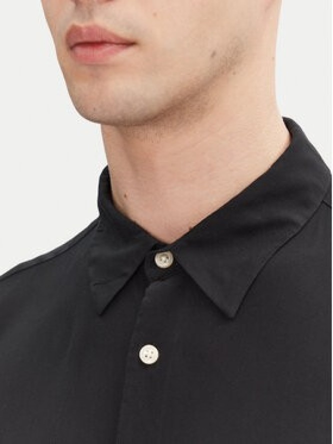 Jack & Jones Koszula Joshua 12271078 Czarny Relaxed Fit