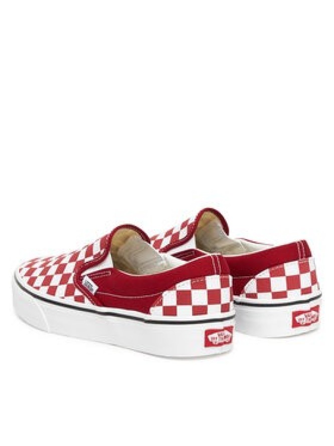 Vans Tenisówki Classic Slip On VN000DAH14A1 Czerwony