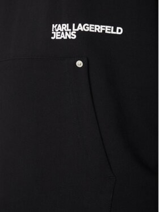Karl Lagerfeld Jeans Bluza A2M20030 Czarny Relaxed Fit