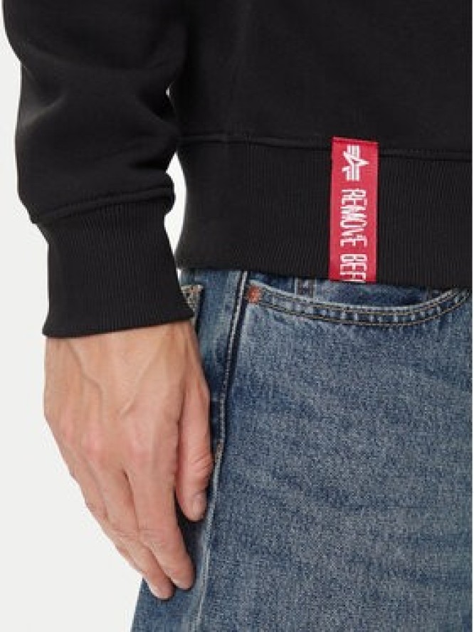 Alpha Industries Bluza Basic 188307 Czarny Regular Fit
