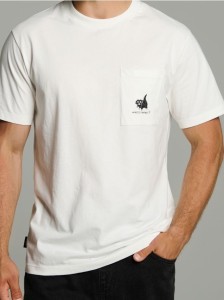 Koszulka z krótkim rękawem - kremowy