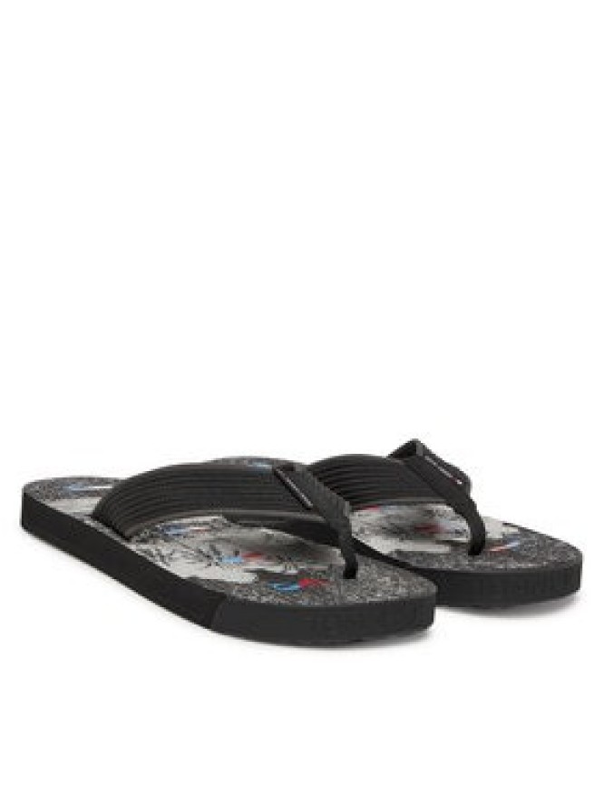 Tommy Jeans Japonki Tjm Elevated Beach Sandal EM0EM01561 Czarny