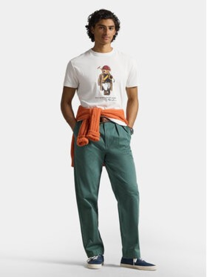 Polo Ralph Lauren T-Shirt 710B16611001 Biały Slim Fit