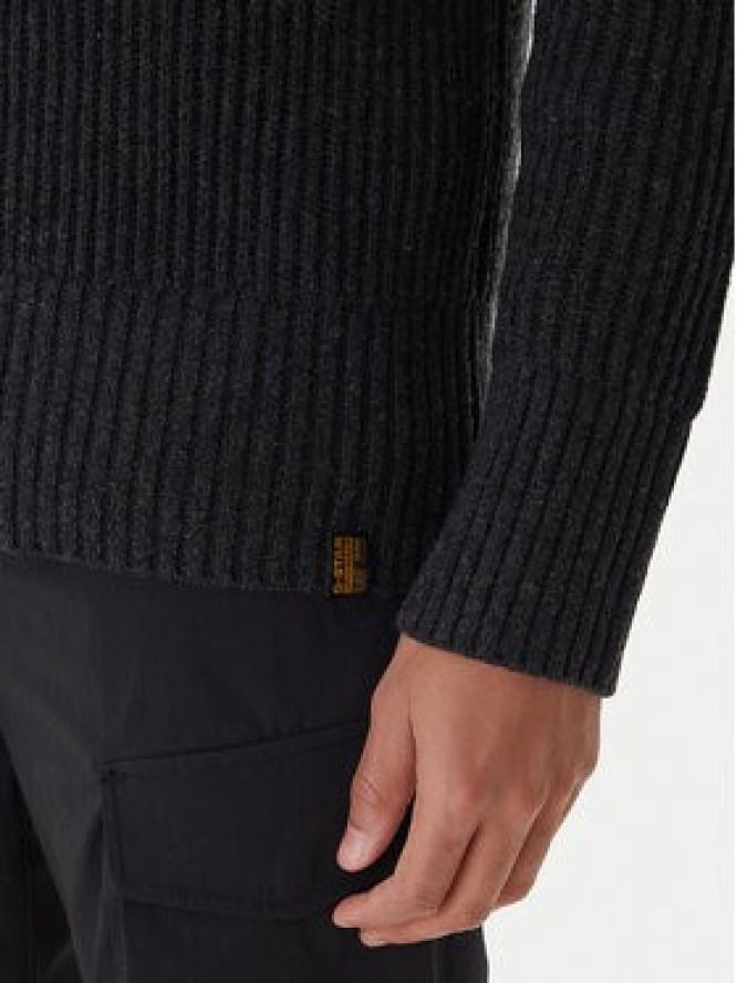 G-Star Raw Sweter Essential D23731-E212 Szary Regular Fit