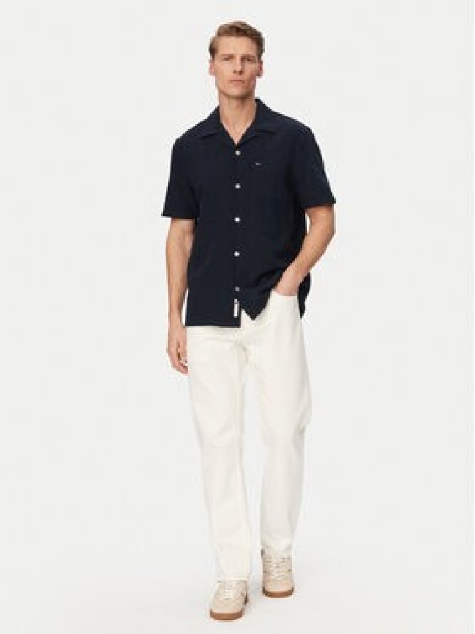 Tommy Jeans Koszula DM0DM23058 Granatowy Regular Fit