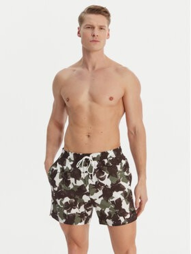 BOSS Szorty kąpielowe Pike 50561145 Zielony Regular Fit