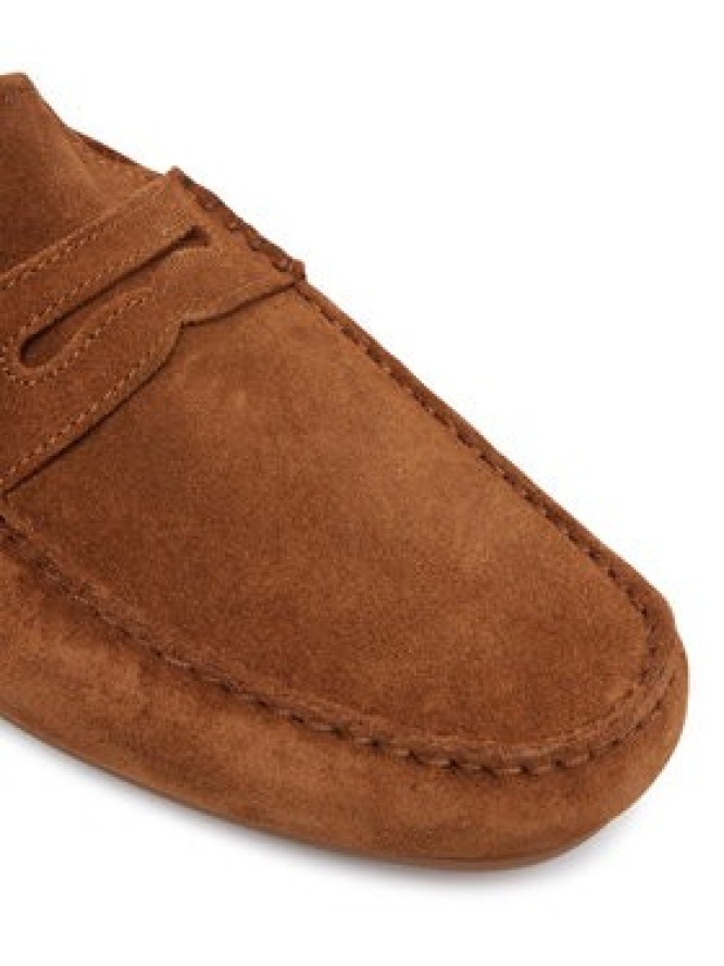 Tommy Hilfiger Mokasyny Core Hilfiegr Suede Driver FM0FM05789 Écru