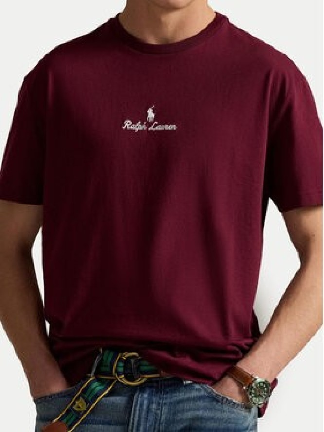 Polo Ralph Lauren T-Shirt 710981370007 Bordowy Classic Fit