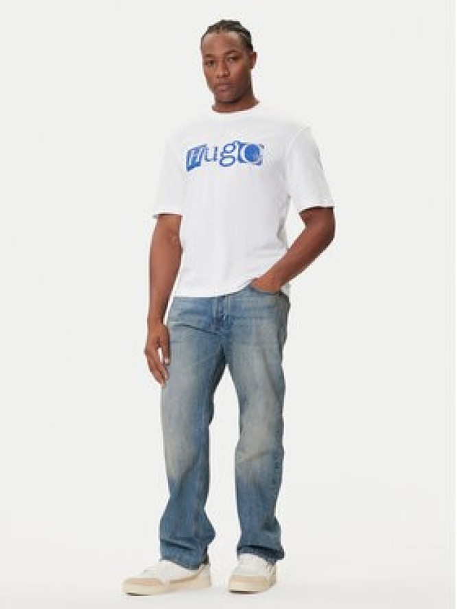 HUGO T-Shirt Nugix 50543485 Biały Regular Fit