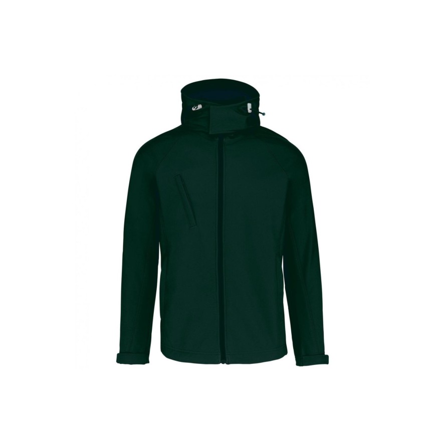 Kurtka z kapturem Kariban Softshell