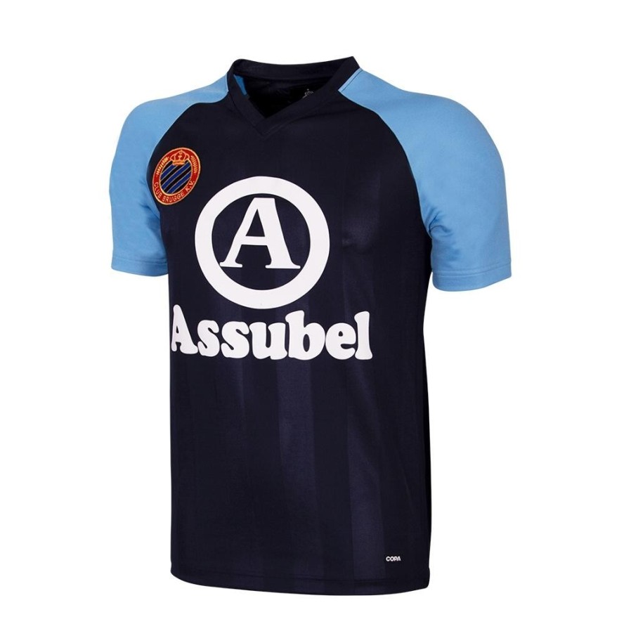 Koszulka retro piłkarska dla dorosłych - Club Brugge 1987-88 - Niebieska