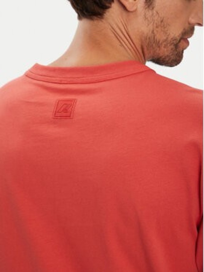 K-Way T-Shirt K2135HW Czerwony Regular Fit