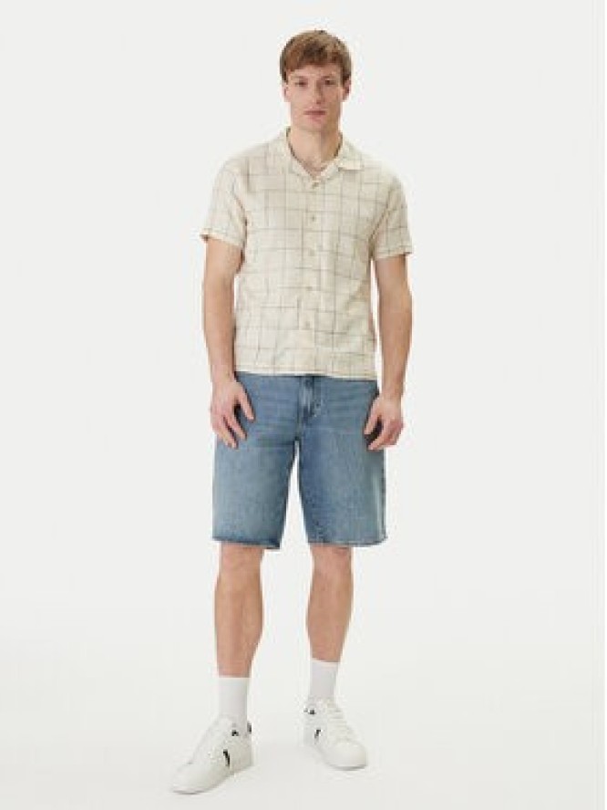 Guess Koszula M6GH46 W1754 Beżowy Regular Fit