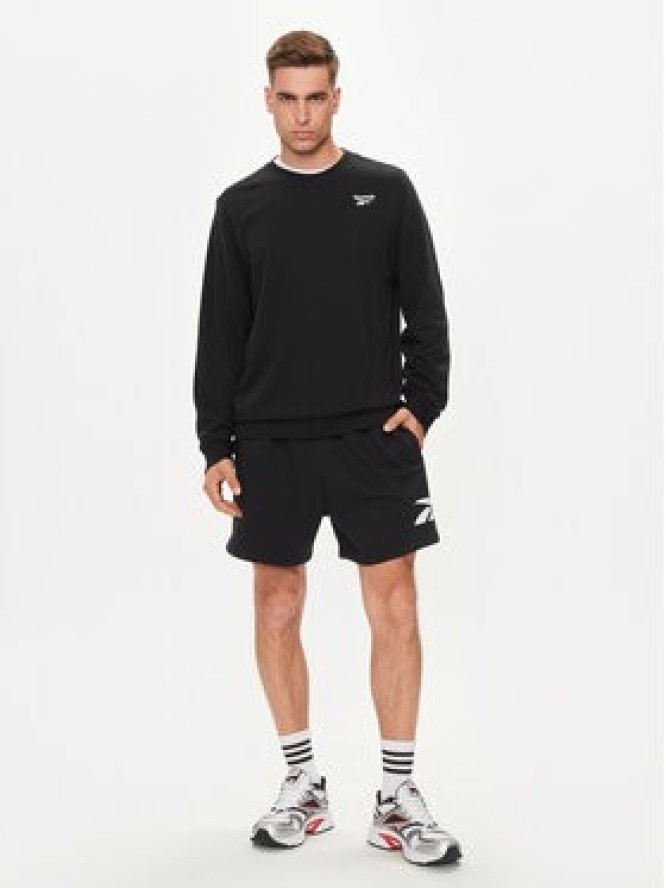 Reebok Bluza Identity Small Logo 100050282 Czarny Regular Fit