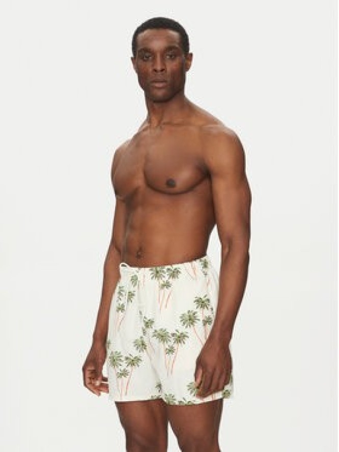 Tommy Hilfiger Szorty kąpielowe UM0UM03491 Beżowy Regular Fit