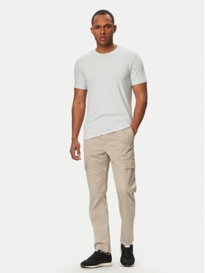 Calvin Klein Spodnie cargo LV04LC619G Beżowy Slim Fit