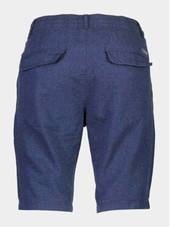 Lindbergh Szorty materiałowe 30-508003 Granatowy Relaxed Fit