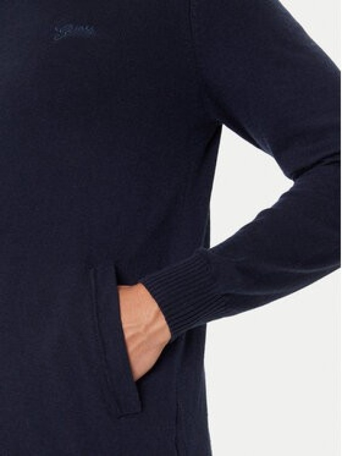 Guess Kardigan M5YR28 Z0122 Granatowy Slim Fit