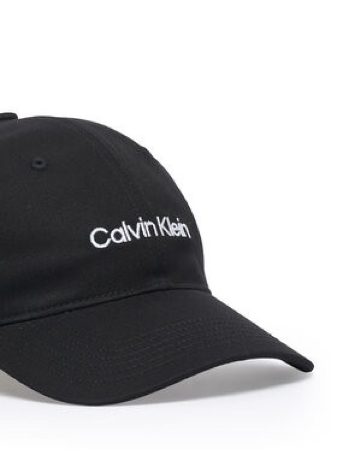 Calvin Klein Czapka z daszkiem Titlecase Embroidery LV04D5003G Czarny