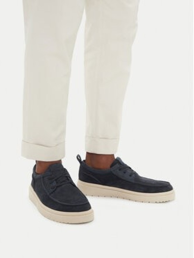 Clarks Półbuty Polden Moc 26180866 Granatowy