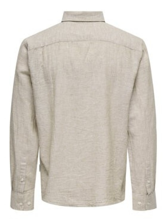 Only & Sons Koszula Caiden 22031804 Beżowy Regular Fit