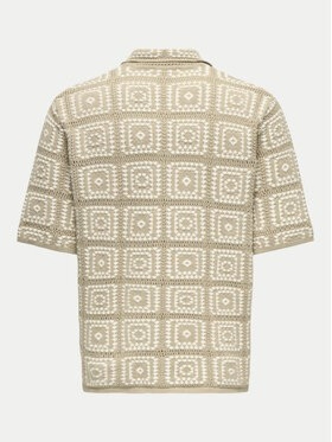 Only & Sons Koszula Bart 22033329 Beżowy Relaxed Fit
