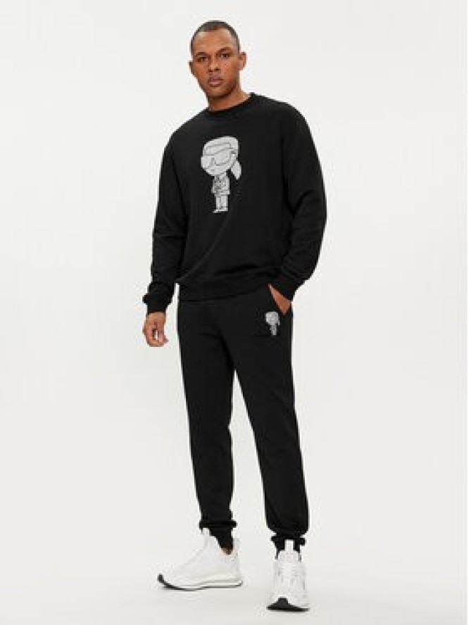 KARL LAGERFELD Bluza 705430 542941 Czarny Regular Fit