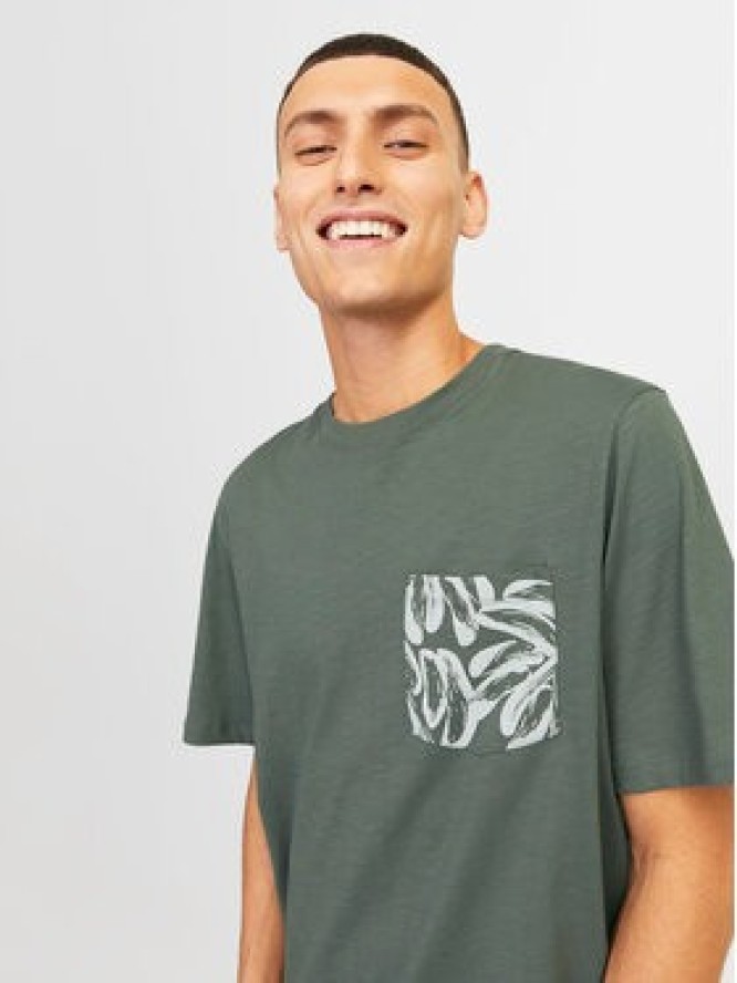 Jack & Jones T-Shirt Lafayette 12250435 Zielony Standard Fit