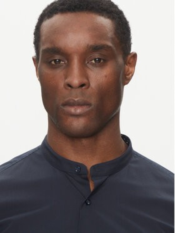 BOSS Koszula H-HANK-S-STAN-C3-252 50539176 Granatowy Slim Fit