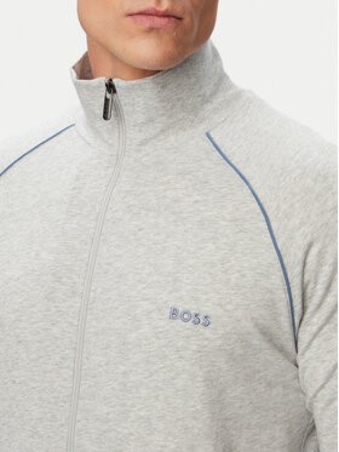 BOSS Bluza Mix&Match 50515307 Szary Regular Fit