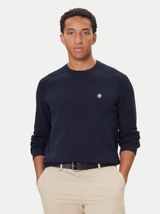 BOSS Sweter C-Illian 50543136 Granatowy Regular Fit